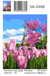 Картина по номерам на холсте и подрамнике 40х50 см - Картина по номерам на холсте и подрамнике 40х50 см