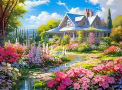 Картина по номерам на холсте и подрамнике 40х50 см