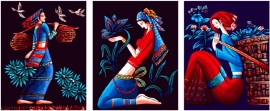 Триптихи 40x50 - Хозяйка - Триптихи 40x50 - Хозяйка
