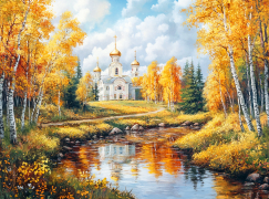 Картина по номерам на холсте и подрамнике 40х50 см