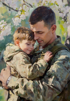 Картина по номерам на холсте и подрамнике 40х50 см