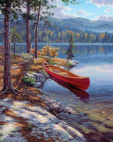 Алмазная мозаика круглыми стразами 40x50: ZM-0370