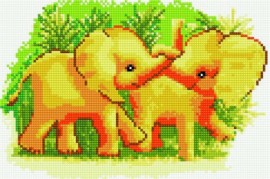 Мозаика 20х30. Слоники - Мозаика 20х30. Слоники