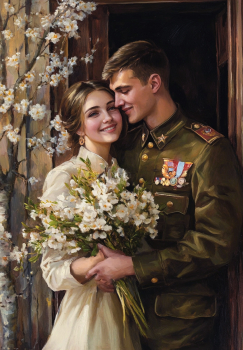 Картина по номерам на холсте и подрамнике 40х50 см