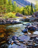 Алмазная мозаика круглыми стразами 40x50: Алмазная мозаика на подрамнике 40х50