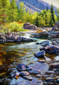 Алмазная мозаика на подрамнике 40х50