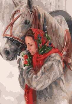 Картина по номерам на холсте и подрамнике 40х50 см