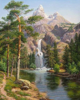 Алмазная мозаика круглыми стразами 40x50: Алмазная мозаика на подрамнике 40х50