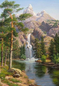 Алмазная мозаика на подрамнике 40х50