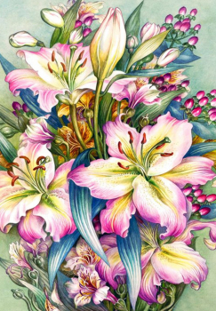 Алмазная мозаика на подрамнике 40х50