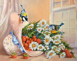 Цветы, ягоды и птицы (худ. Самарская Е.) - Цветы, ягоды и птицы (худ. Самарская Е.)