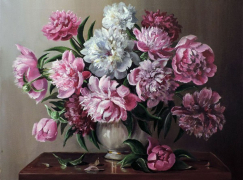 Пионы (худ. Воробьева О.)
