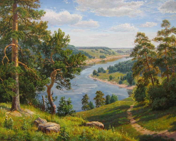 Картина родные просторы