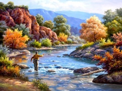 Картина по номерам на холсте и подрамнике 40х50 см