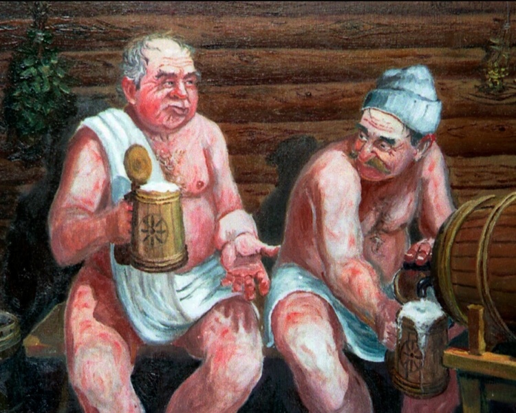 Мужчина в бане картинки
