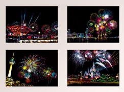 Fireworks postcards
