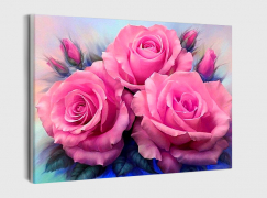 Картина по номерам на холсте и подрамнике 40х50 см