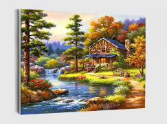 Картина по номерам на холсте и подрамнике 40х50 см