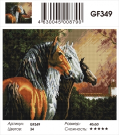 Алмазные мозаики 40x50 - GF349 - Алмазные мозаики 40x50 - GF349
