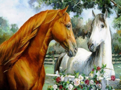 Алмазная мозаика на подрамнике 40х50