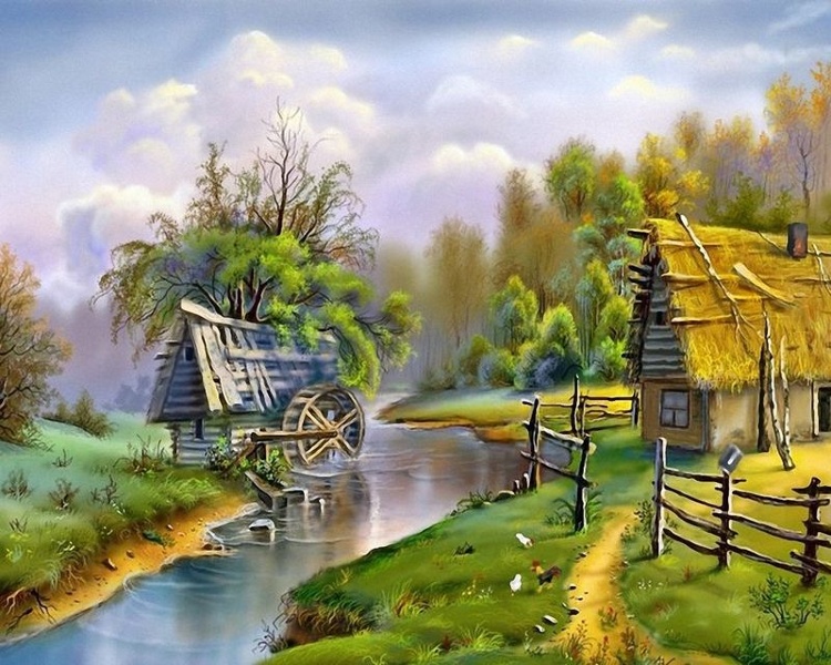 Старые красивые картины