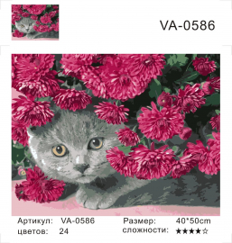 Котёнок в цветах - Котёнок в цветах