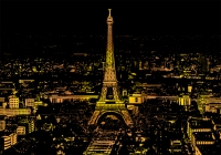 Скретч-картины: Bright City Paris