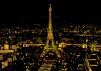 Скретч-картины: Bright City Paris