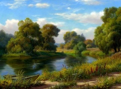 Картина по номерам на холсте и подрамнике 40х50 см