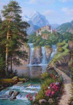 Алмазная мозаика на подрамнике 40х50