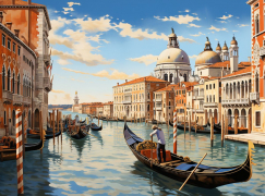 Картина по номерам на холсте и подрамнике 40х50 см