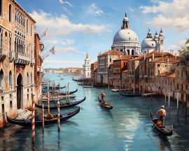 Картина по номерам на холсте и подрамнике 40х50 см - Картина по номерам на холсте и подрамнике 40х50 см