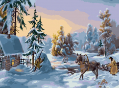 Алмазная мозаика на подрамнике 40х50