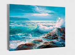 Картина по номерам на холсте и подрамнике 40х50 см