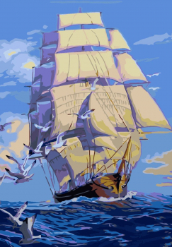 Картина по номерам на холсте и подрамнике 40х50 см