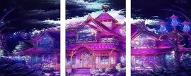 Триптихи 40x50 - Замок - Триптихи 40x50 - Замок