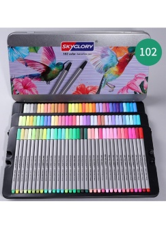 Fineliner Цветные ручки, в наборе 102 цвета