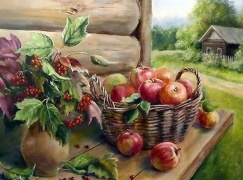 Корзина яблок