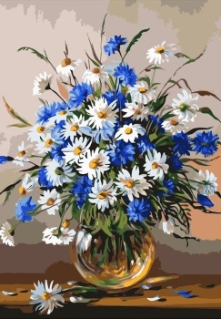 Картина по номерам на холсте и подрамнике 40х50 см