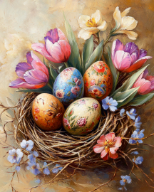 Картина по номерам на холсте и подрамнике 40х50 см - Картина по номерам на холсте и подрамнике 40х50 см