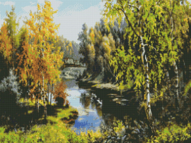 Вышивка крестиком 40х50см, Природа - Вышивка крестиком 40х50см, Природа