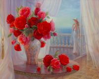 Алмазная мозаика круглыми стразами 40x50: Алмазная мозаика на подрамнике 40х50