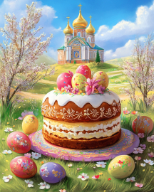 Картина по номерам на холсте и подрамнике 40х50 см - Картина по номерам на холсте и подрамнике 40х50 см