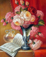 Алмазная мозаика круглыми стразами 40x50: Алмазная мозаика на подрамнике 40х50
