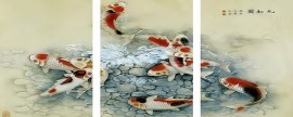 Триптихи 40x50 - Рыбки - Триптихи 40x50 - Рыбки