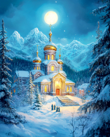 Картина по номерам на холсте и подрамнике 40х50 см - Картина по номерам на холсте и подрамнике 40х50 см