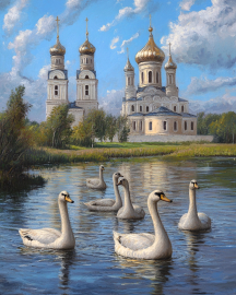 Картина по номерам на холсте и подрамнике 40х50 см - Картина по номерам на холсте и подрамнике 40х50 см