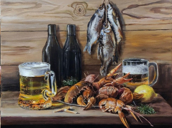 Вышивка крестиком 40х50см, Натюрморт