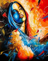 Алмазная мозаика круглыми стразами 40x50: MZ1688