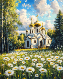 Картина по номерам на холсте и подрамнике 40х50 см - Картина по номерам на холсте и подрамнике 40х50 см